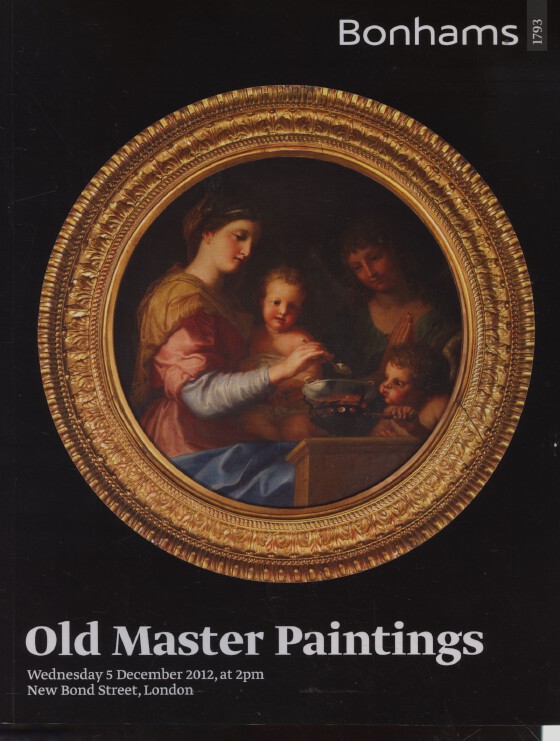 Bonhams December 2012 Old Master Paintings