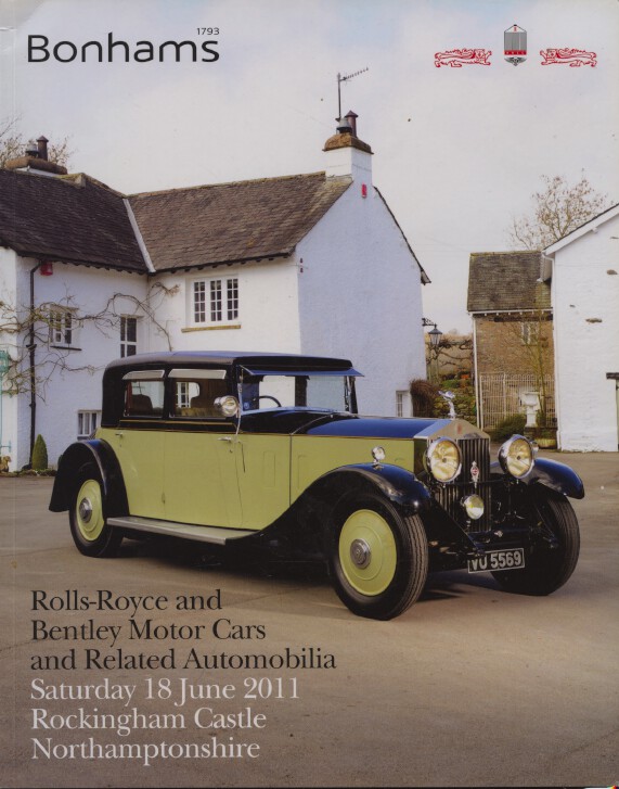 Bonhams June 2011 Rolls-Royce & Bentley Motor Cars & Related Memorabilia