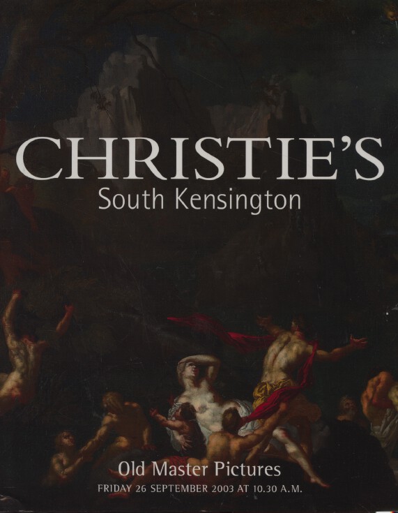 Christies September 2003 Old Master Pictures