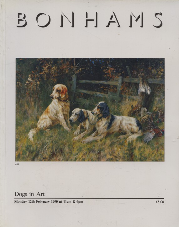 Bonhams February 1990 Dogs in Art