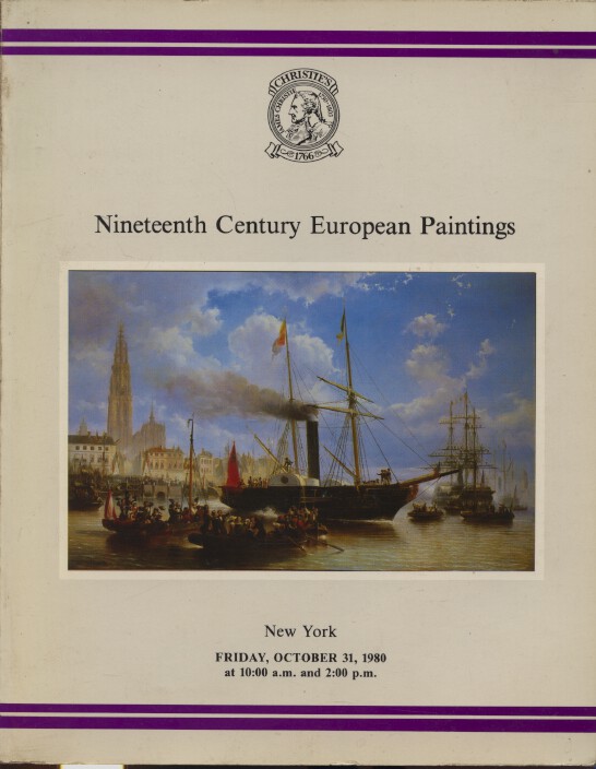 Christies October 1980 Nineteenth Century European Paintings