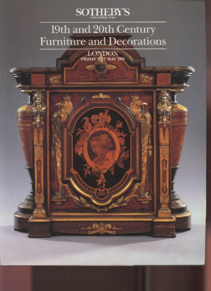 Sothebys May 1991 19th and 20th Century Furniture & Decorations