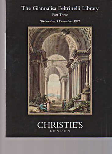 Christies 1997 The Giannalisa Feltrinelli Library Part Three (Digital only)