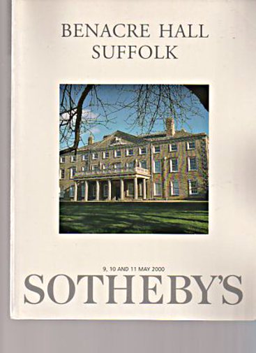 Sothebys 2000 Benacre Hall Suffolk (Digital only)