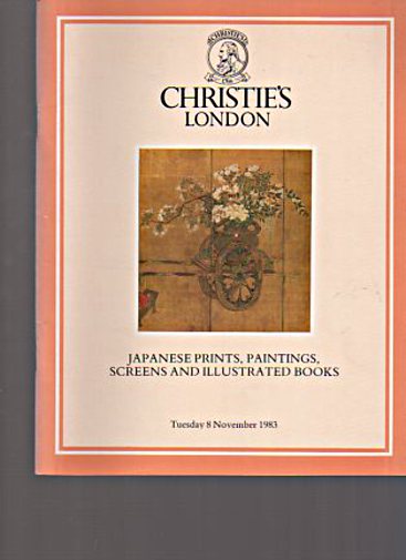 Christies 1983 Japanese Prints, Paintings, Screens & Books