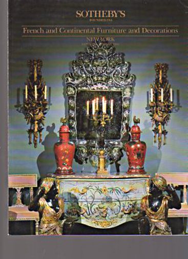 Sothebys 1991 French & Continental Furniture & Decorations