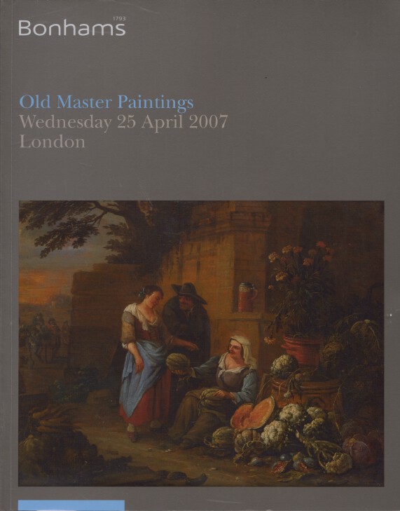 Bonhams April 2007 Old Master Paintings