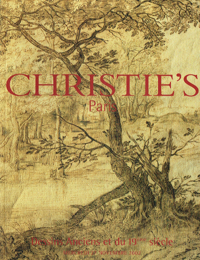 Christies November 2002 Old Master & 19th Century Drawings