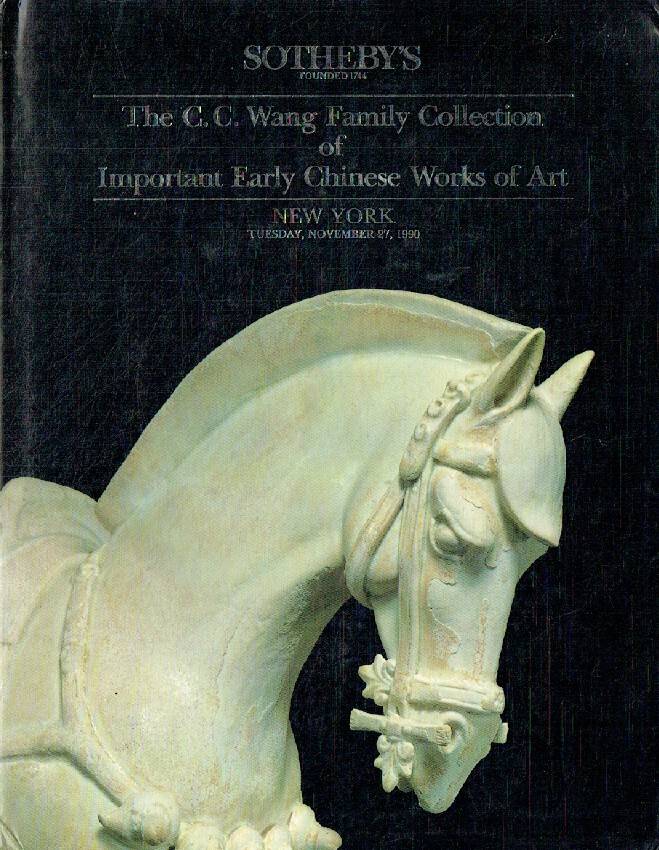 Sothebys November 1990 Important Early Chinese Works of Art Colle. of C.C. Wang