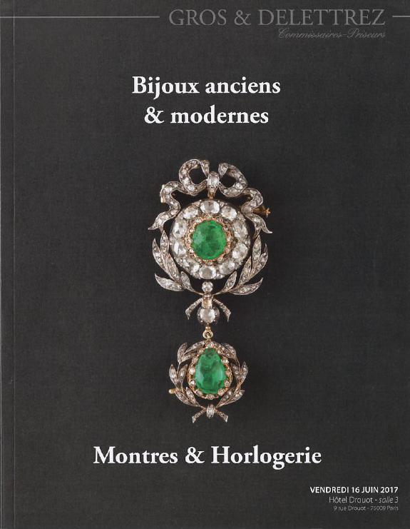 Gros & Delettrez June 2017 Ancient & Modern Jewellery - Watches and Clocks