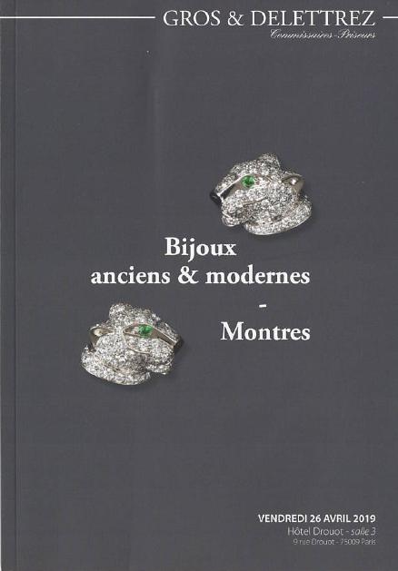 Gros & Delettrez April 2019 Ancient & Modern Jewellery - Watches