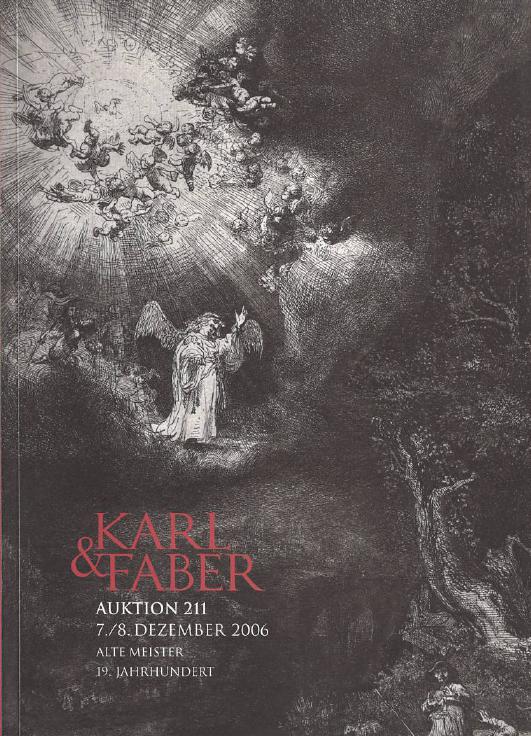 Karl & Faber December 2006 Old Master & 19th Century