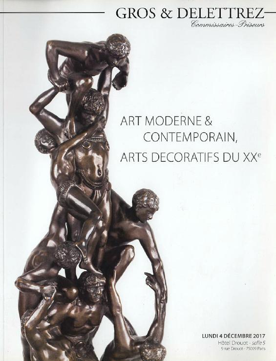 Gros & Delettrez December 2017 Modern & Contemporary Art, 20th C. Decorative Art