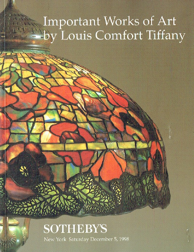 Sothebys December 1998 Important Works of Art by Louis Comfort (Digital Only)