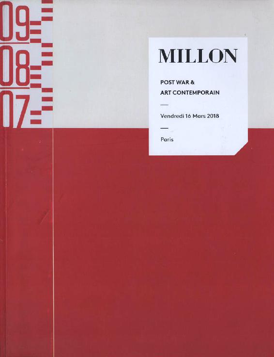 Millon November 2018 Post-War & Contemporary Art