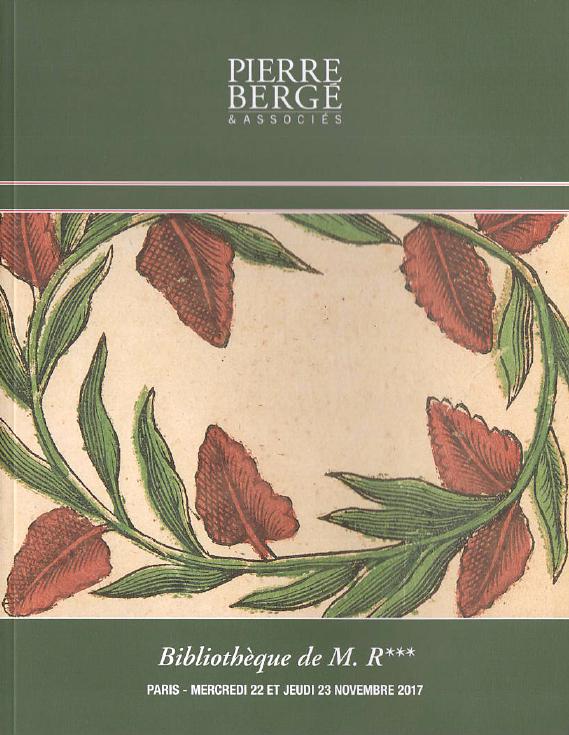 Pierre Berge November 2017 Bibliotheque de M.R***