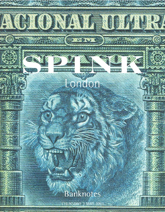 Spink May 2001 Banknotes (Digital Only)