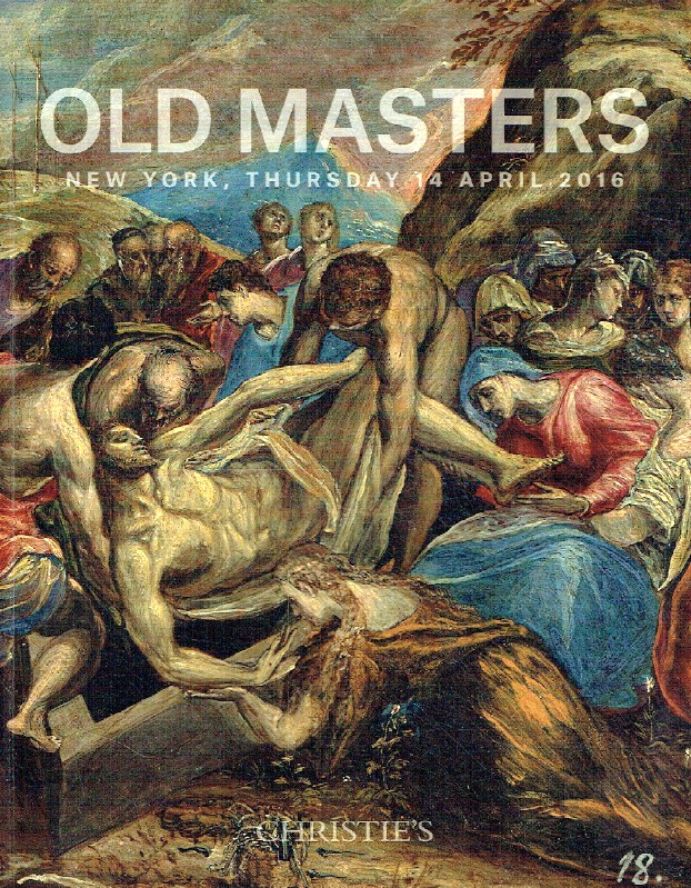 Christies April 2016 Old Masters : Part I