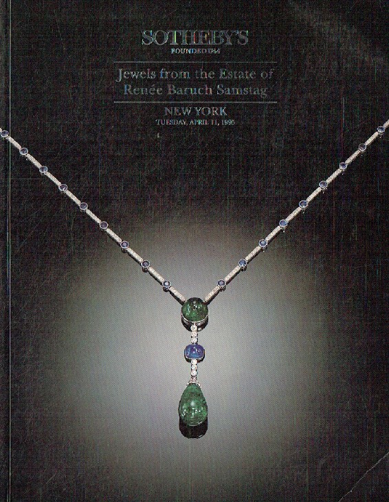 Sothebys April 1995 Jewels from the Estate of Renee Baruch (Digital Only)