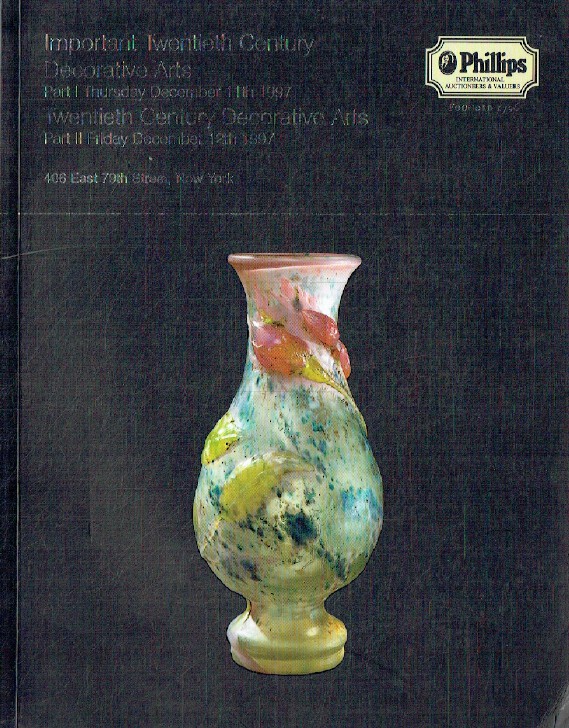 Phillips December 1997 20th Century Decorative Arts - Part I & II