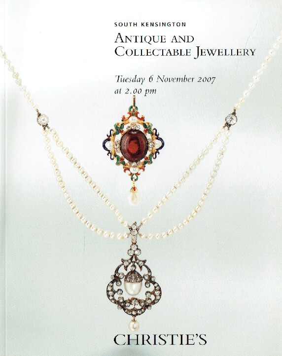 Christies November 2007 Antique & Collectable Jewellery