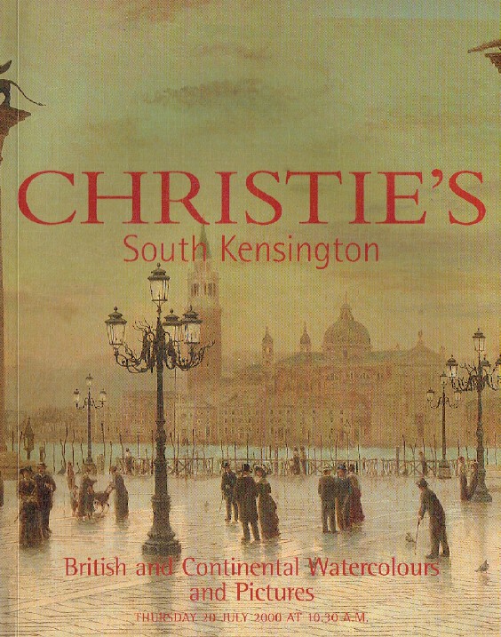 Christies July 2000 British & Continental Watercolours and Pictures