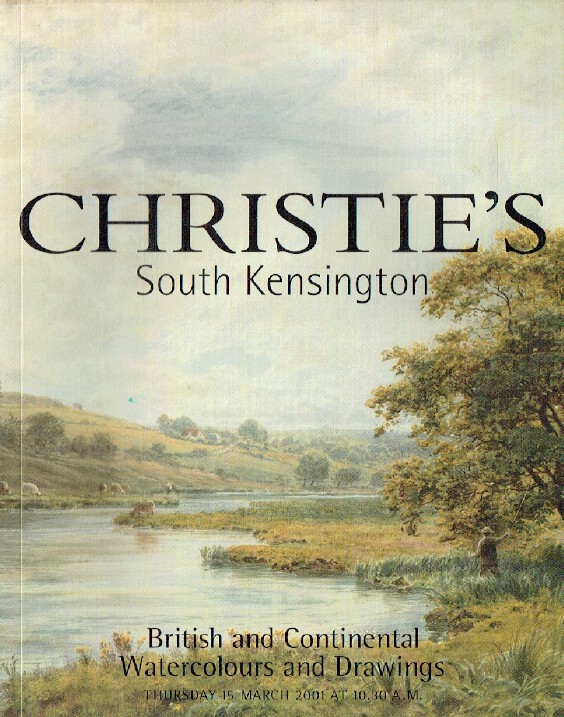 Christies March 2001 British & Continental Watercolours and Drawings