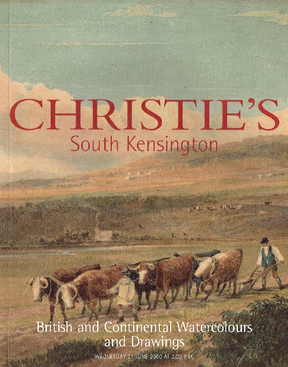 Christies June 2000 British & Continental Watercolours and Drawings