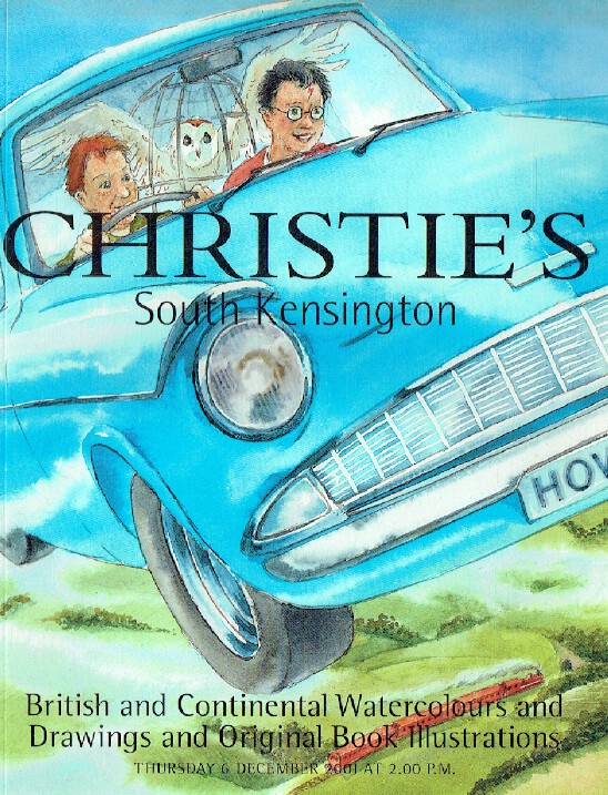 Christies December 2001 British & Continental Watercolours and Drawings etc.