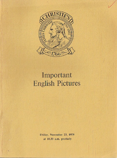 Christies November 1979 Important English Pictures