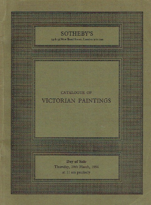 Sothebys March 1984 Victorian Paintings