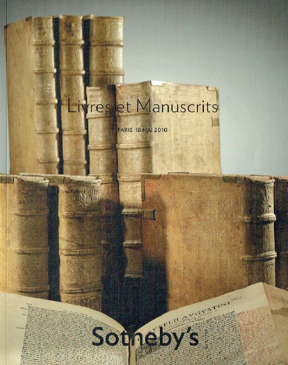 Sothebys May 2010 Books & Manuscripts