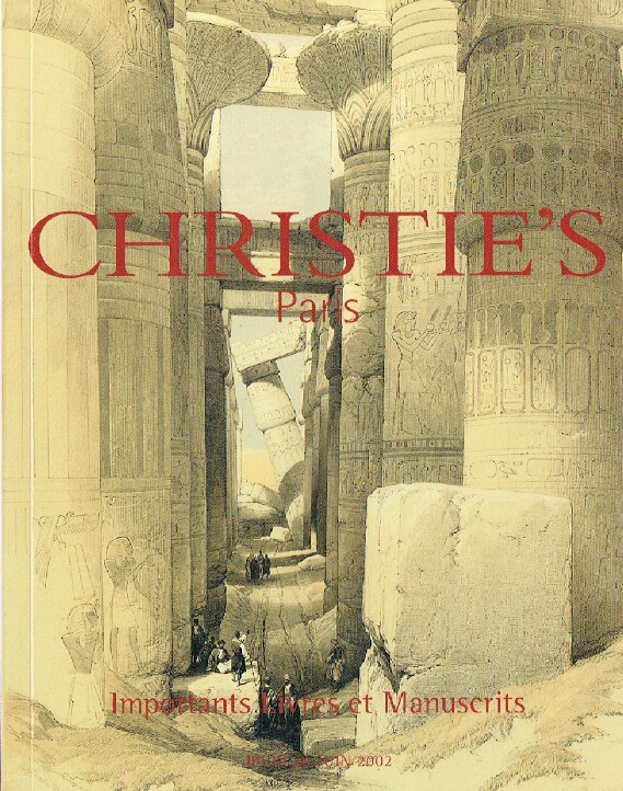 Christies June 2002 Important Books & Manuscripts