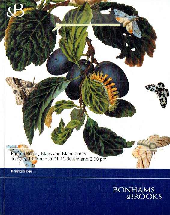 Bonhams & Brooks March 2001 Printed Books, Maps & Manuscripts