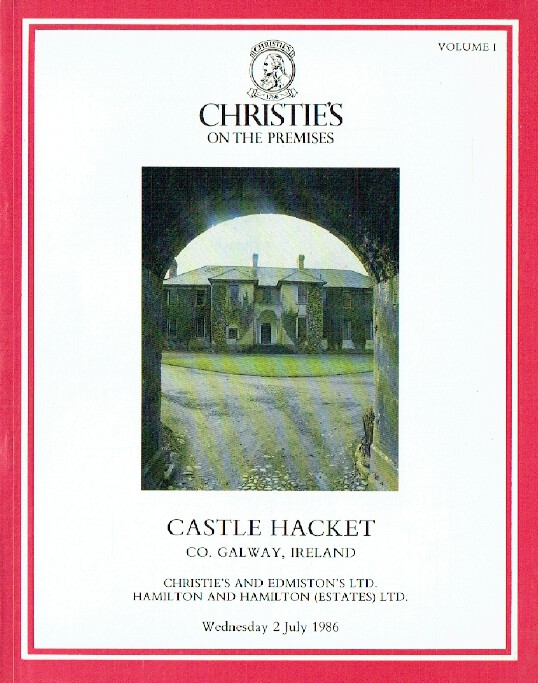 Christies July 1986 Castle Hacket