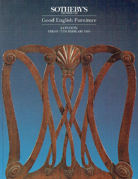 Sothebys February 1995 Good English Furniture