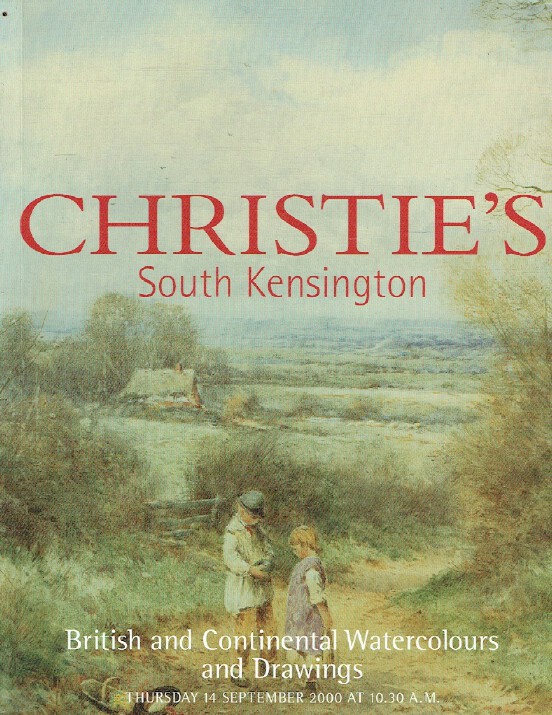 Christies September 2000 British & Continental Watercolours & Drawings