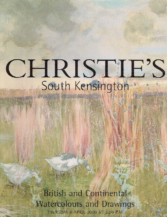 Christies April 2000 British & Continental Watercolours & Drawings