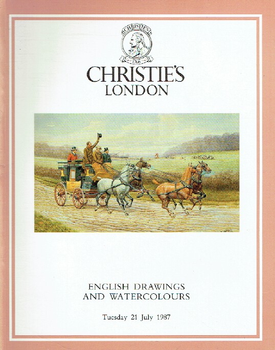 Christies July 1987 Fine English Drawings & Watercolours