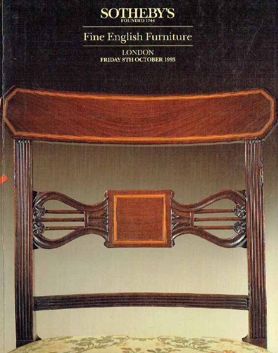 Sothebys October 1993 Fine English Furniture