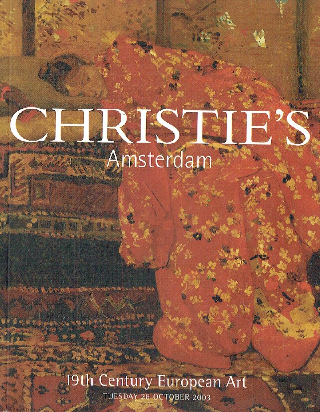 Christies October 2003 19th Century European Art