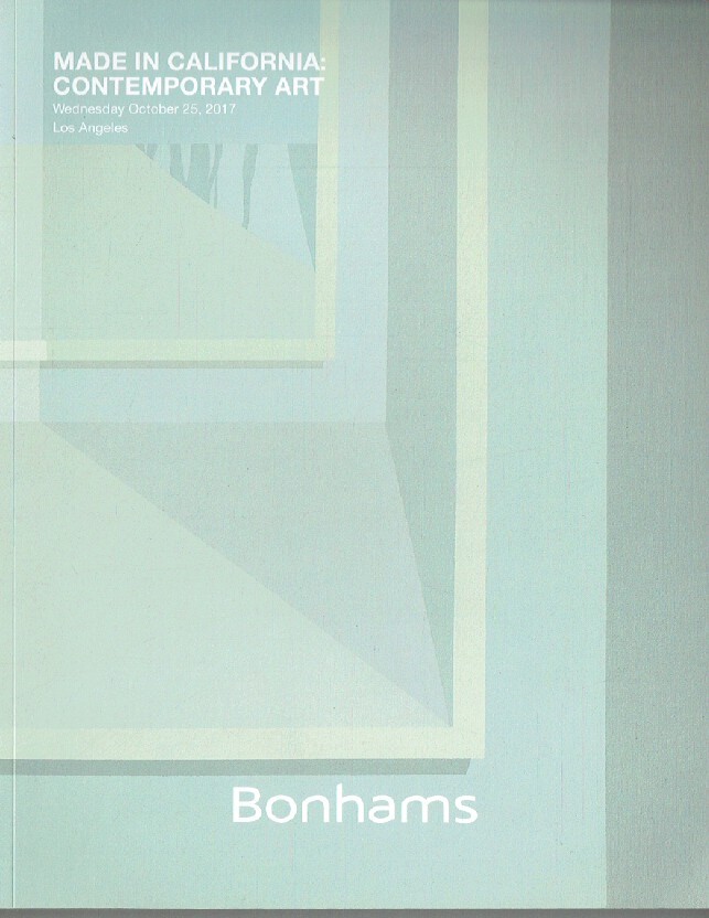 Bonhams October 2017 Made in Calfornia: Contemporary Art Bonhams October 2017 Made in Calfornia: Contemporary Art