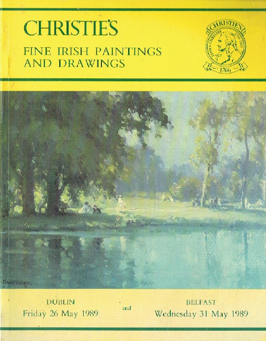 Christies May 1989 Fine Irish Paintings & Drawings