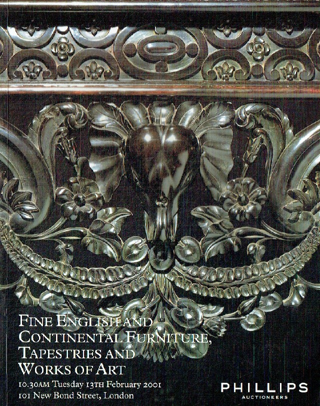 Phillips February 2001 Fine English & Continental Furniture, Tapestries and Work