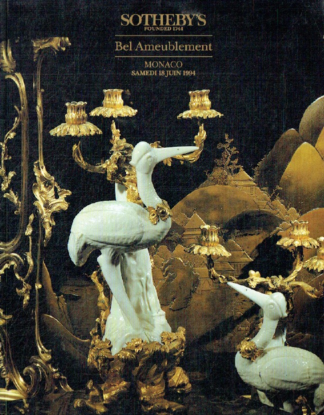 Sothebys June 1994 French Furniture (Digital Only)