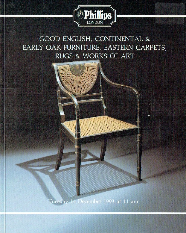 Phillips December 1993 Good English, Continental & Early Oak (Digital only)