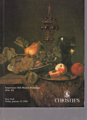 Christies 1996 Important Old Master Paintings Part II