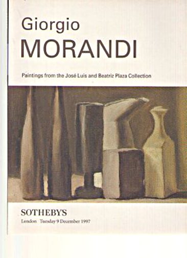 Sothebys 1997 Plaza Collection Giorgio Morandi