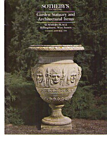 Sothebys 1994 Garden Statuary & Architectural Items