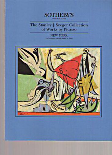 Sothebys November 1993 Seeger Collection of Works by Picasso (Digital Only)